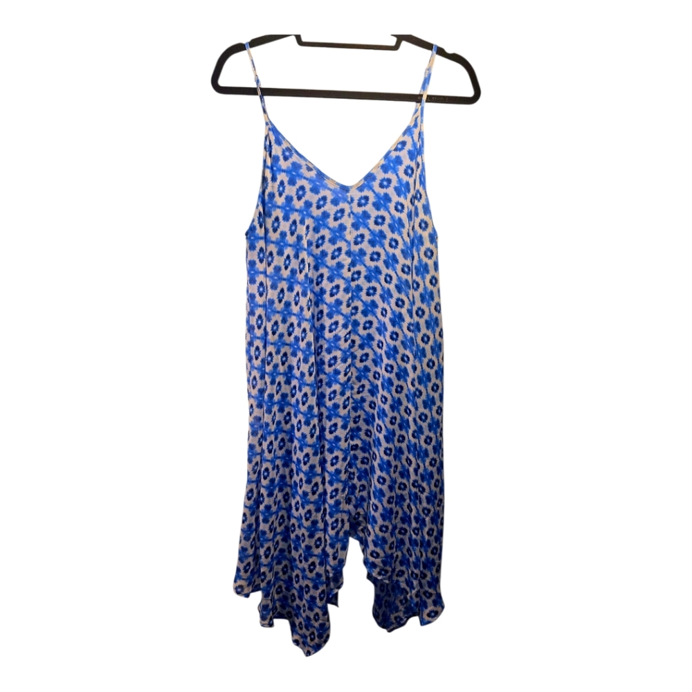 A.N.A Sz. Xlarge Blue/white Sundress